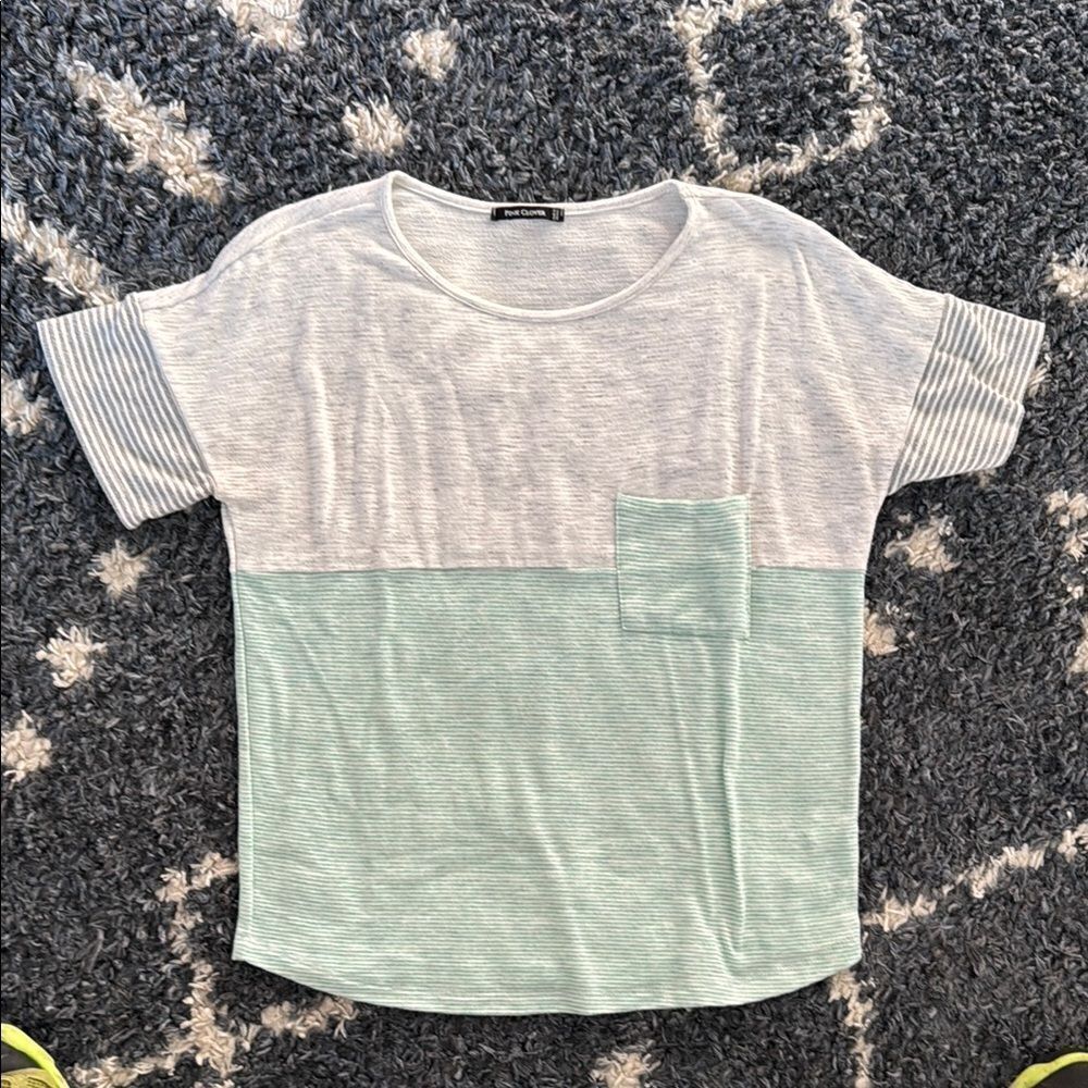 Pink Clover Short Sleeve Shirt